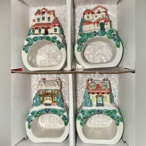 Pfaltzgraff Winterberry Napkin Rings Set